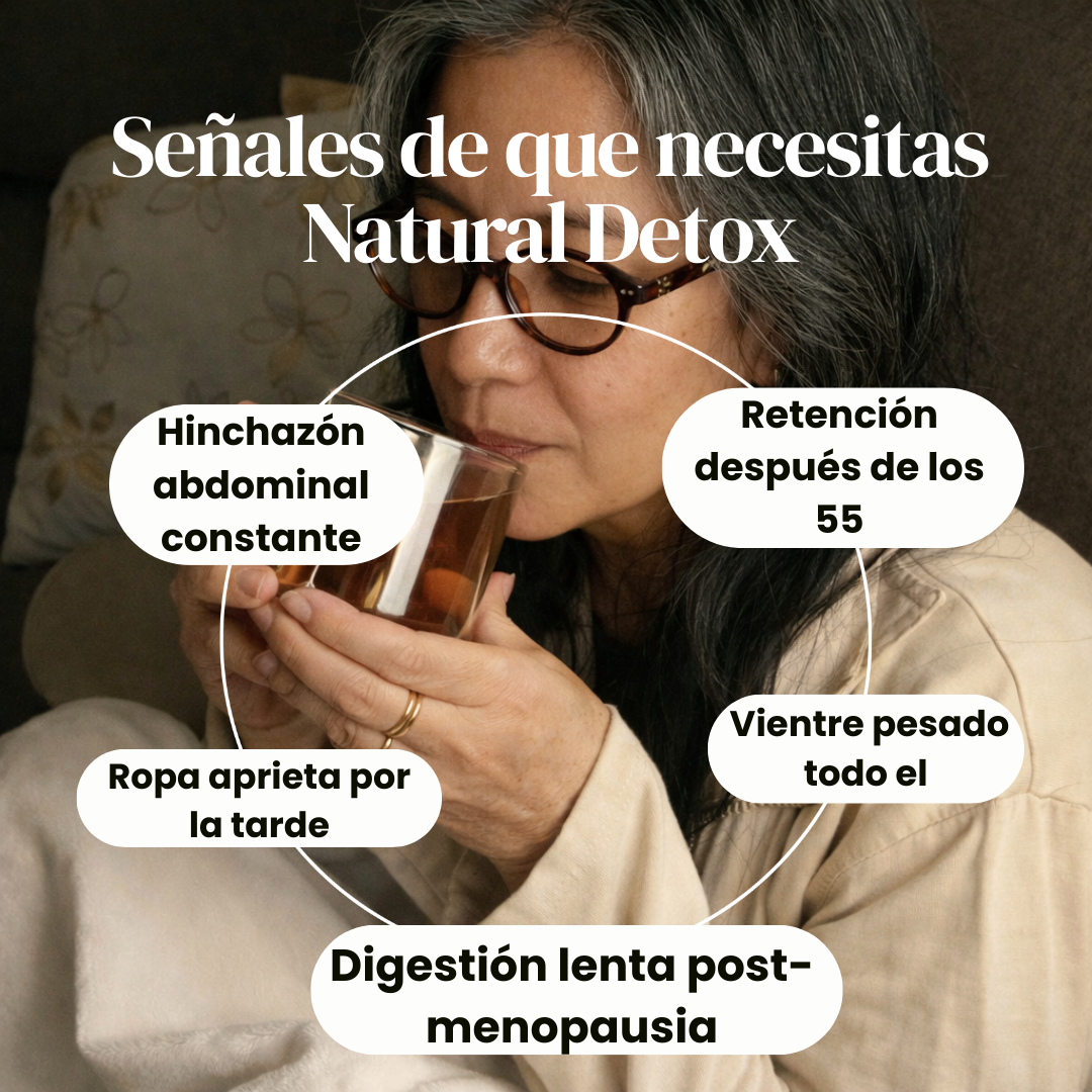 Natural Detox Para Mujeres 55+/ Desinflámate Sin Urgencias en 14 días ✨